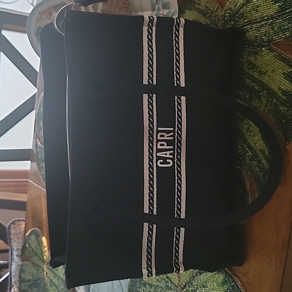 Super cute anew day black capri bag from target